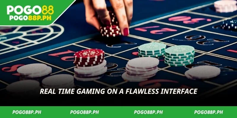 Real time gaming on a flawless interface
