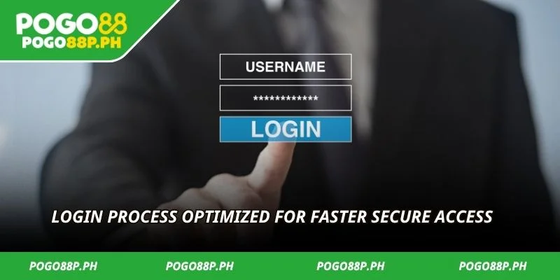 Login process optimized for faster secure access