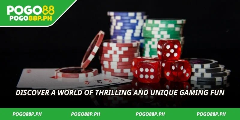 Discover a world of thrilling and unique gaming fun
