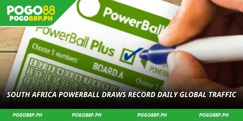 South Africa Powerball draws record daily global traffic