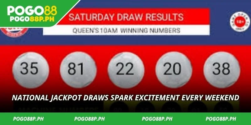 National jackpot draws spark excitement every weekend