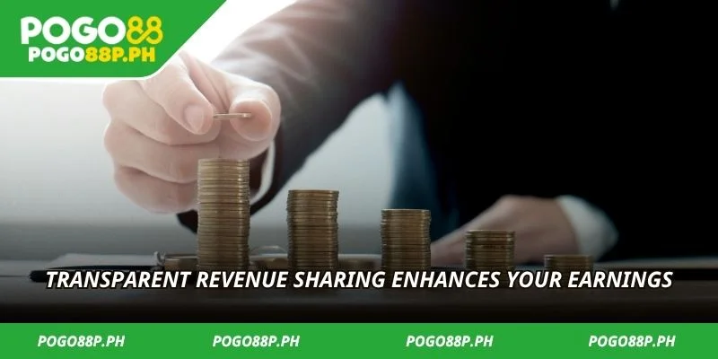 Transparent revenue sharing enhances your earnings