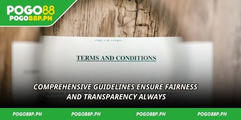 Comprehensive guidelines ensure fairness and transparency always