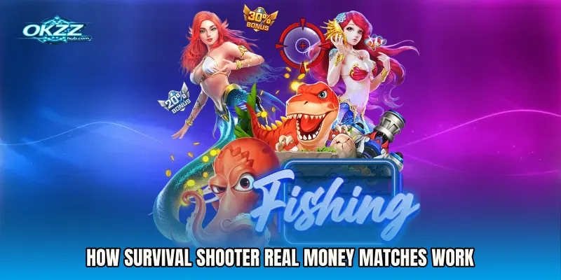 How Survival Shooter real money Matches Work